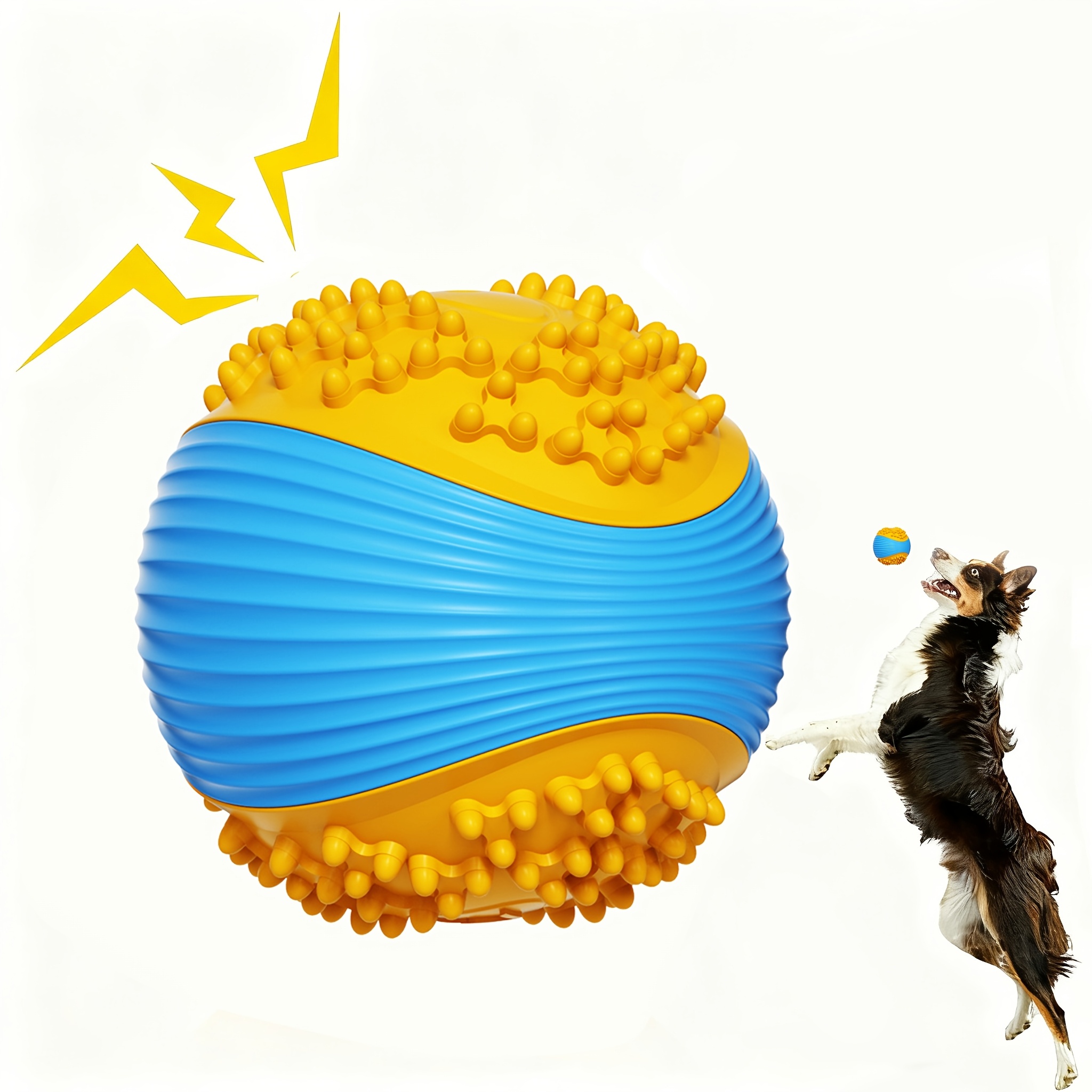 Indestructible Dog Chew Toy - Juguete Indestructible para Perros con Sonido,