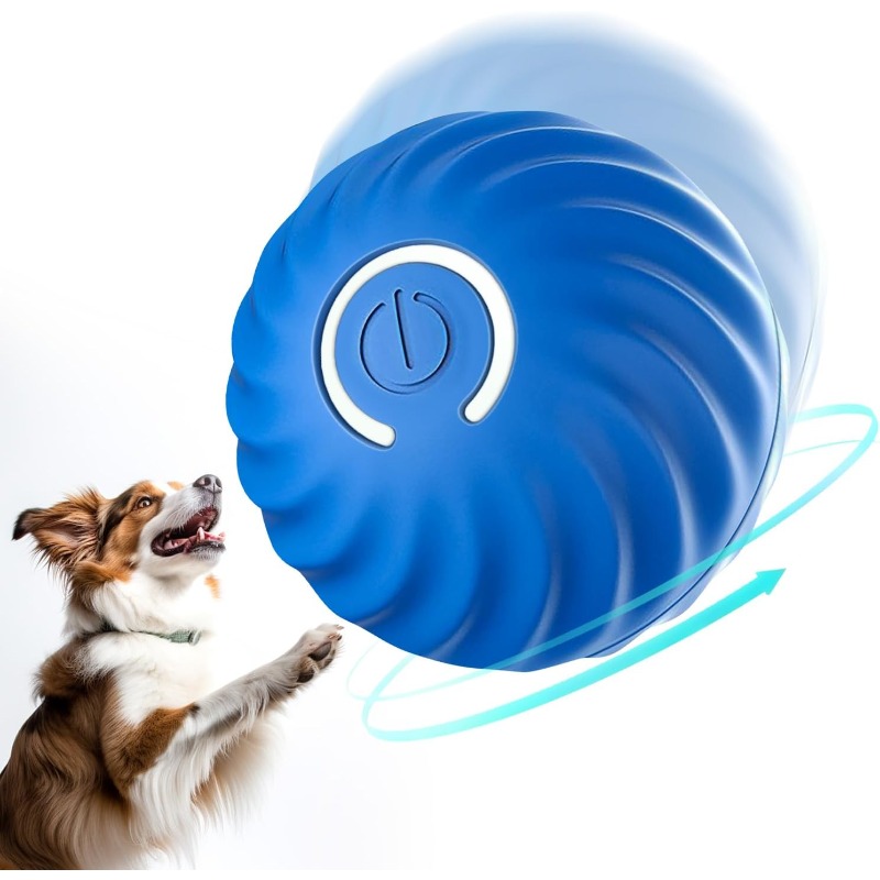 Automatic Moving Dog Ball - Juguete Interactivo Inteligente USB para Perros,
