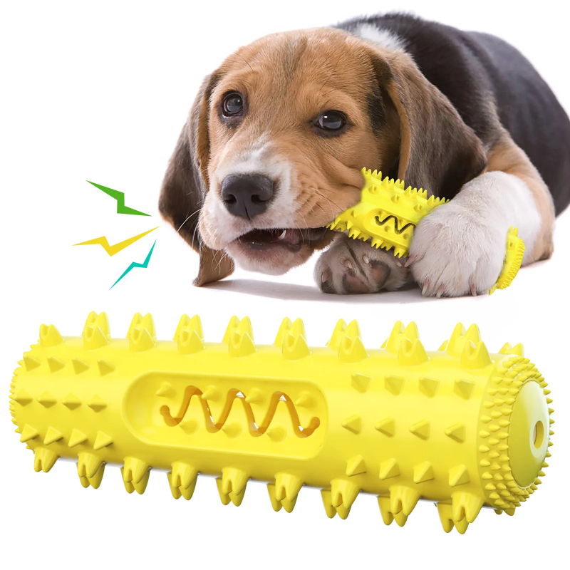 Rubber Treat Dispensing Dog Toy - Juguete para masticar para perros, con