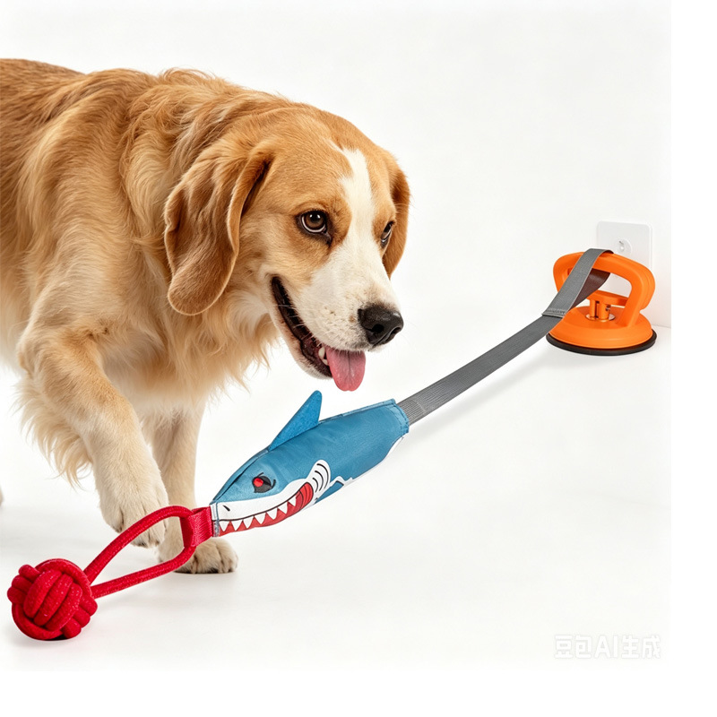 Suction Cup Dog Tug Toy - Juguete de succión para perros, juguete
