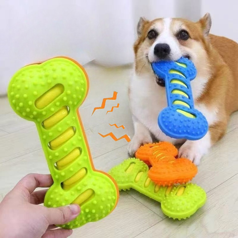 Indestructible Dog Chew Toy - Juguetes para masticar para perros, juguete