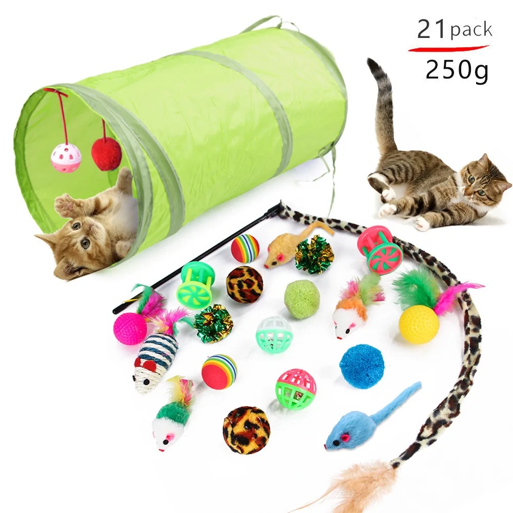 Catnip Interactive Plush Mouse - Juego de Juguetes Interactivos para Gatos