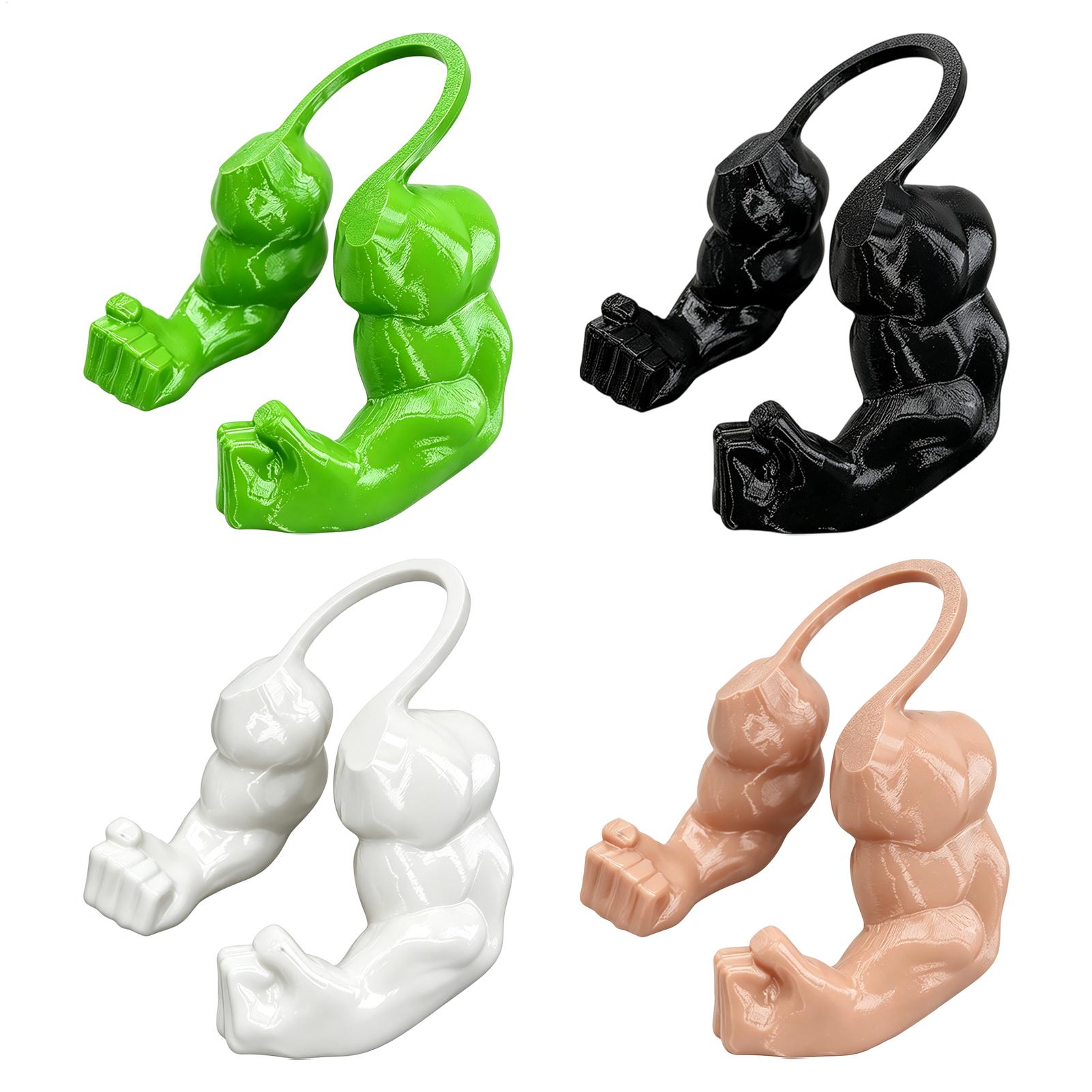 Interactive Squeaky Plush Dog Toy - Divertido Brazo Muscular para Gato, Brazo