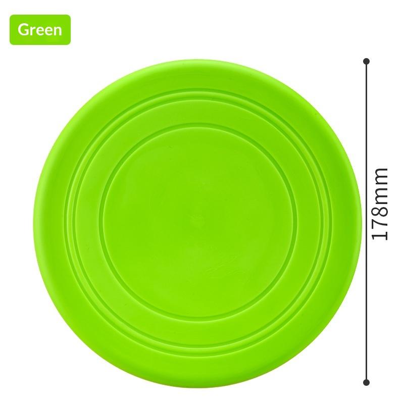 Flying Disc Dog Training Toy - Juguete de silicona con forma de