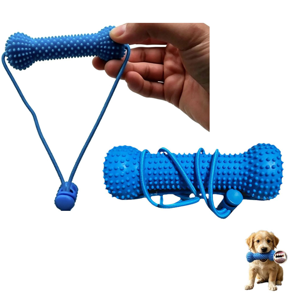 Teeth Cleaning Dog Chew Bone - Juguete Masticable para Limpieza de Dientes