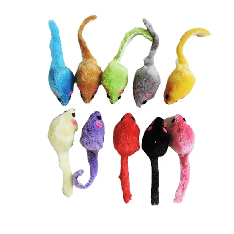 Catnip Interactive Plush Mouse - 8 piezas de juguetes de peluche