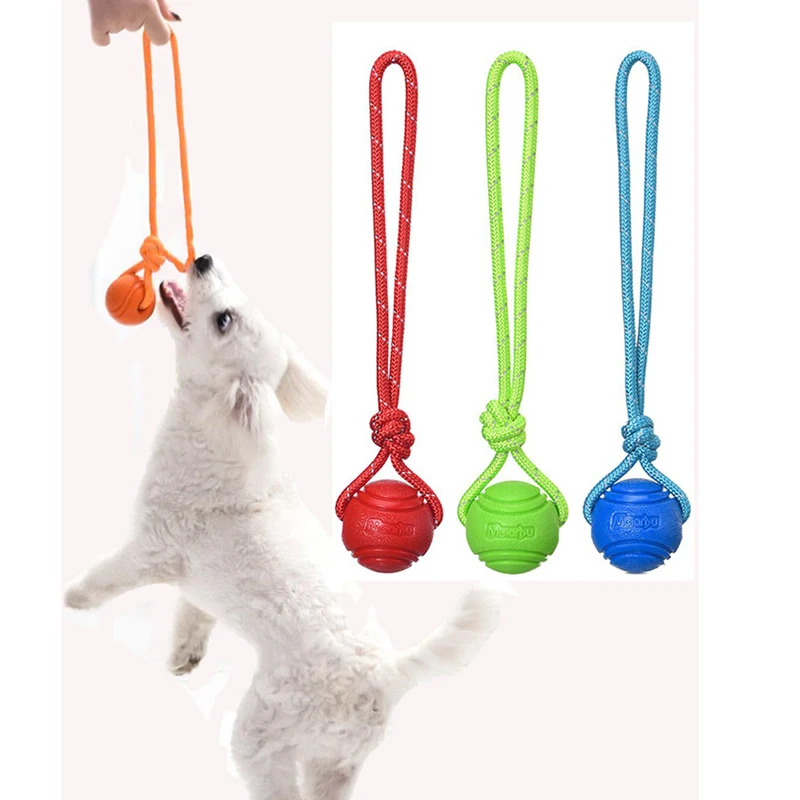 Suction Cup Dog Tug Toy - Pelota de entrenamiento para perros, juguete