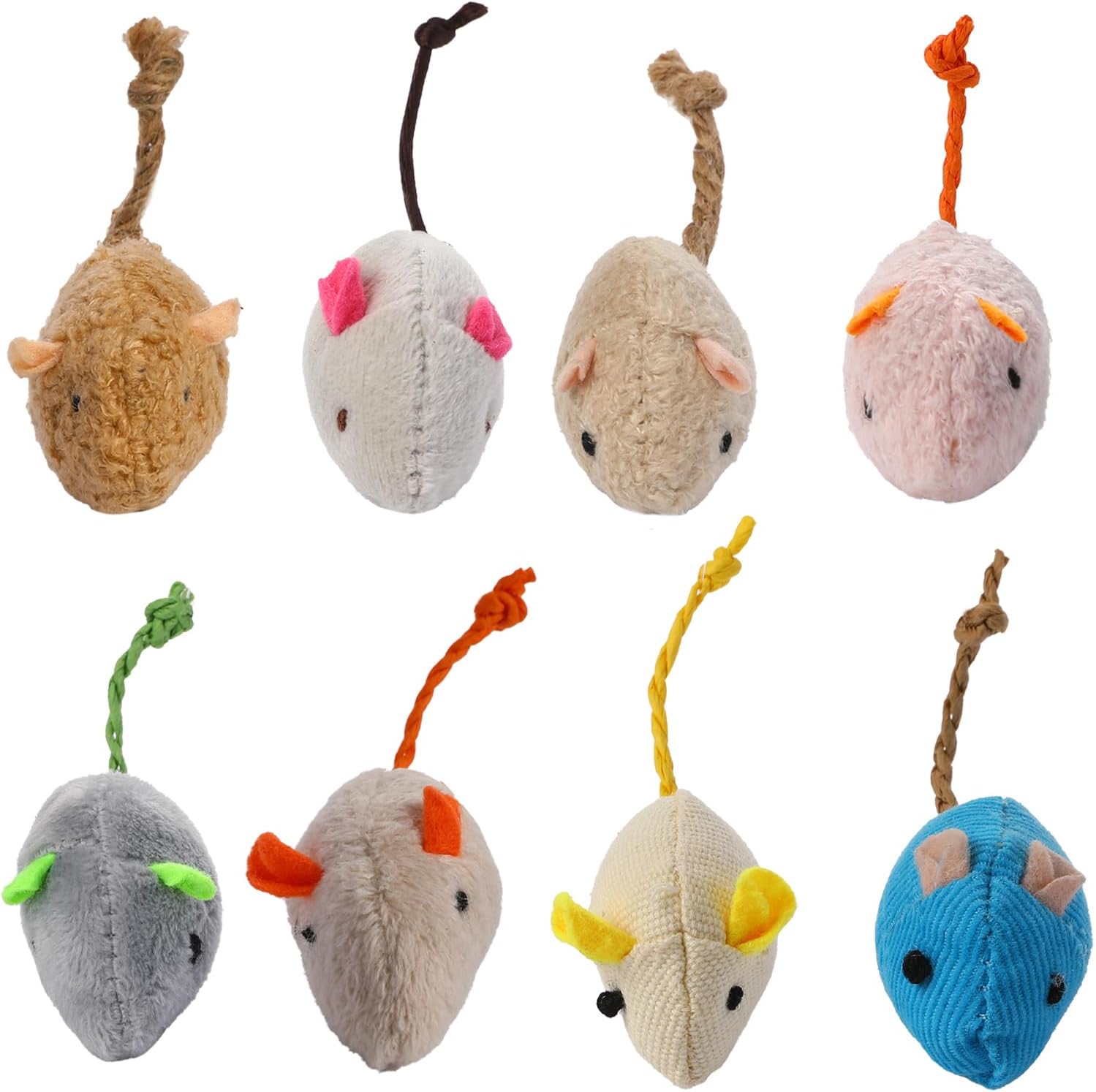Catnip Interactive Plush Mouse - 8 juguetes interactivos para gatos y