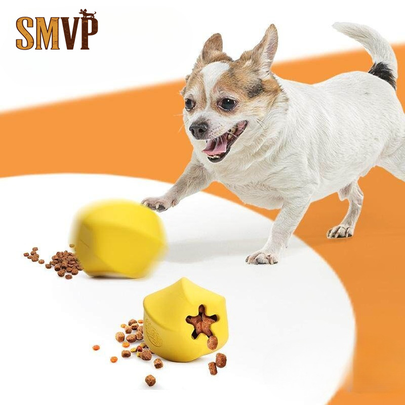 Rubber Treat Dispensing Dog Toy - Juguete Dispensador de Golosinas para Perros