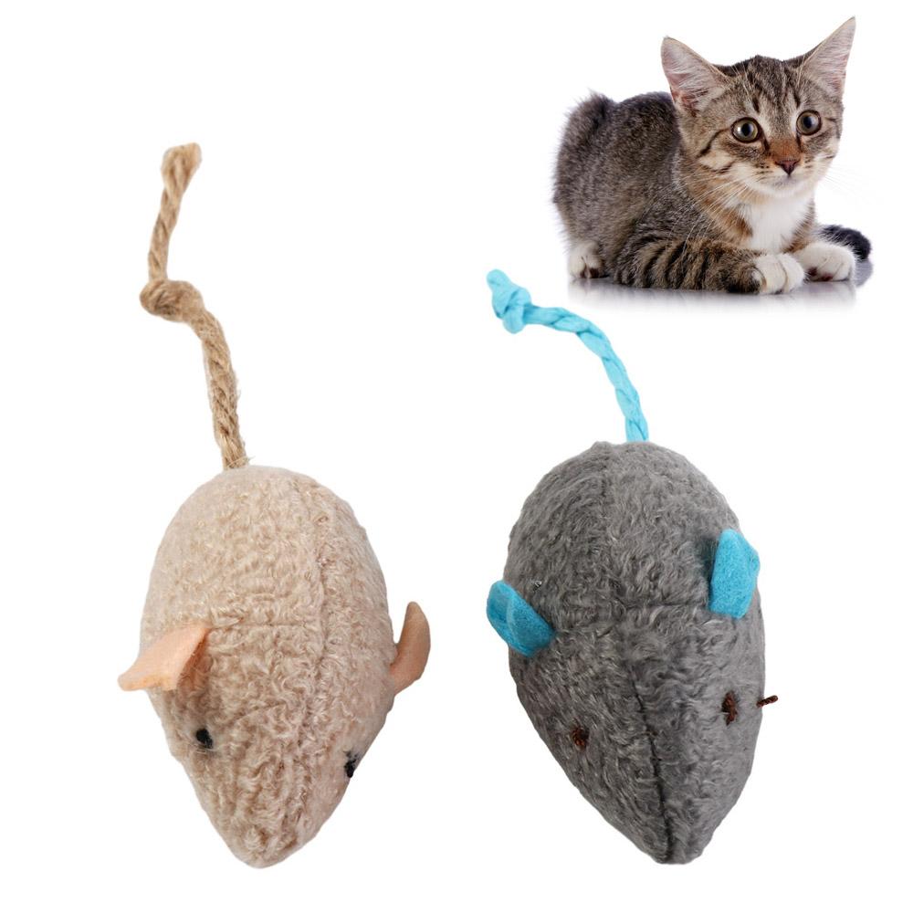Catnip Interactive Plush Mouse - Portátil divertido interactivo para gatito de