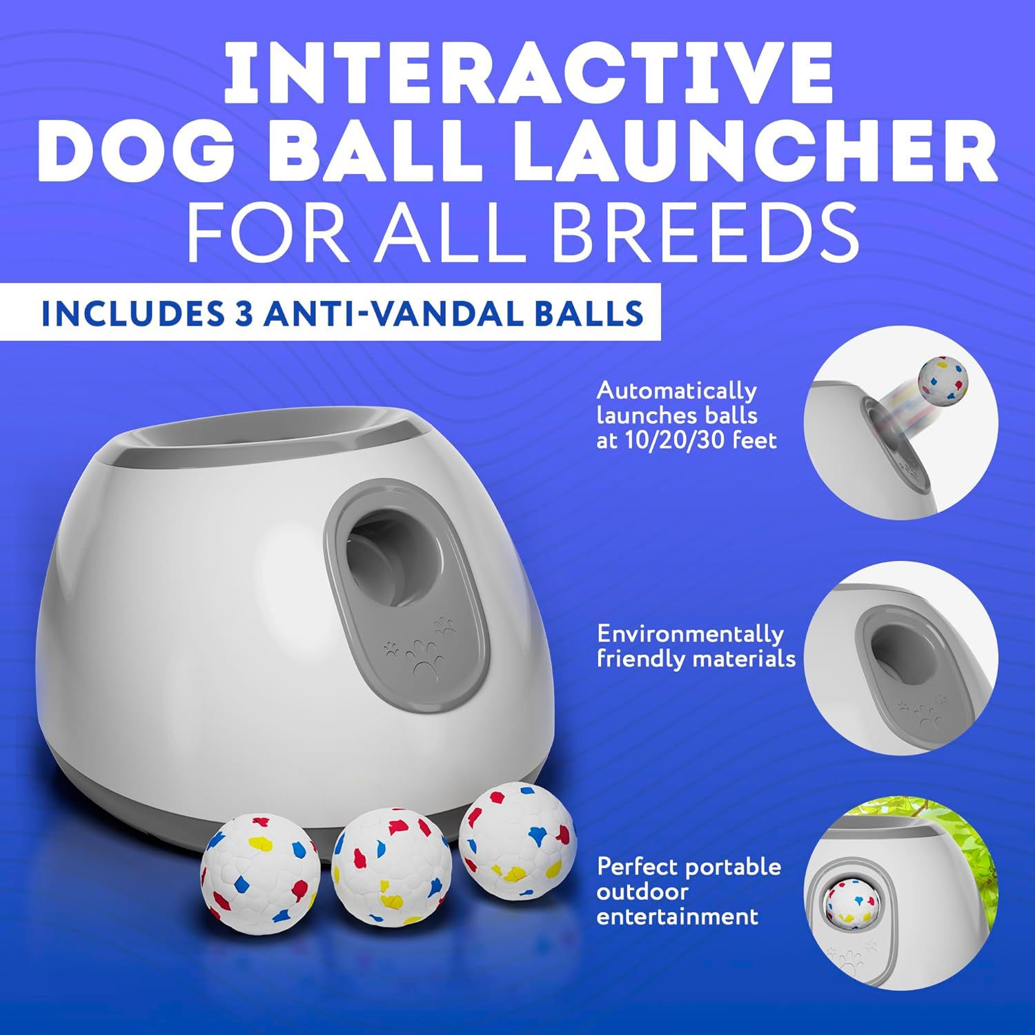 Suction Cup Dog Tug Toy - Dispensador de Pelotas para Mascotas, Lanzador