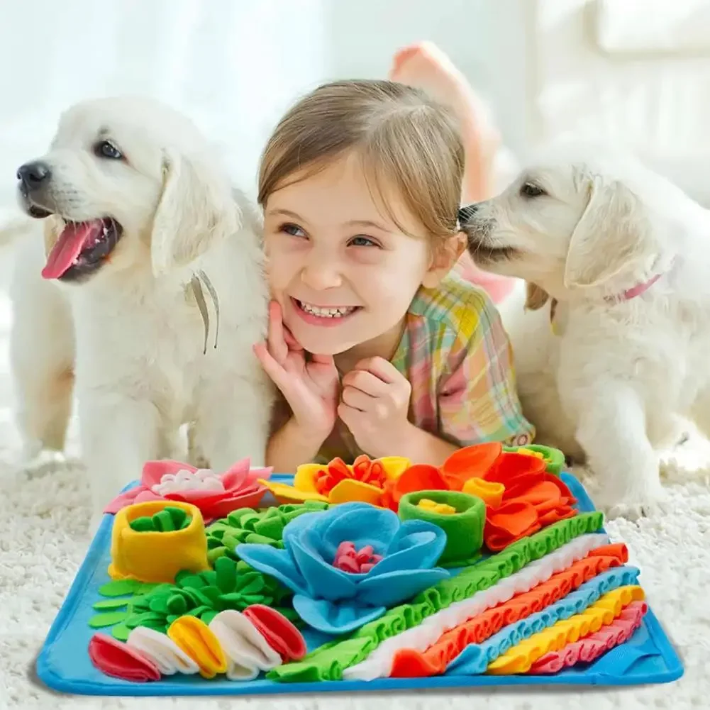 Snuffle Mat For Dogs - Juguete de entrenamiento olfativo canino para