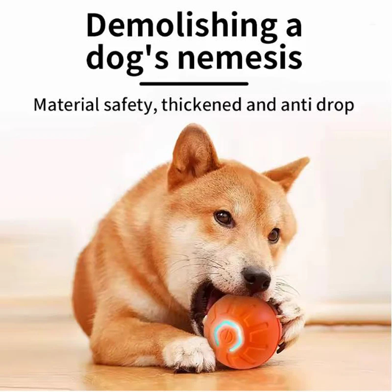 Automatic Moving Dog Ball - Juguete Interactivo Inteligente para Mascotas, Pelota