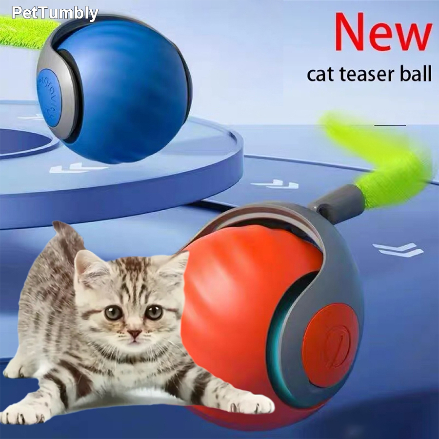 Automatic Moving Dog Ball - Juguete Interactivo para Gatos, Pelota Automática
