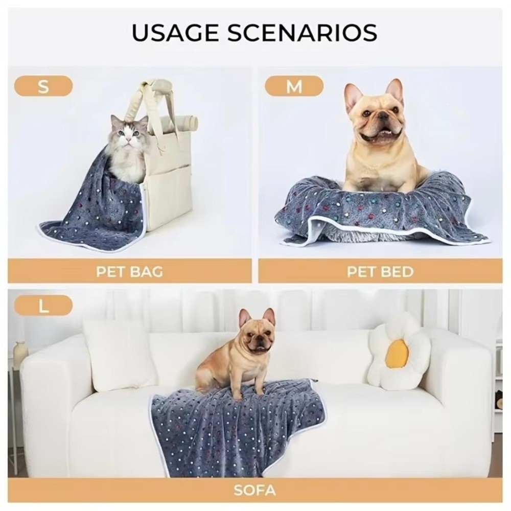 Pet Beds - Manta Ultrasuave para Mascotas con Lindo