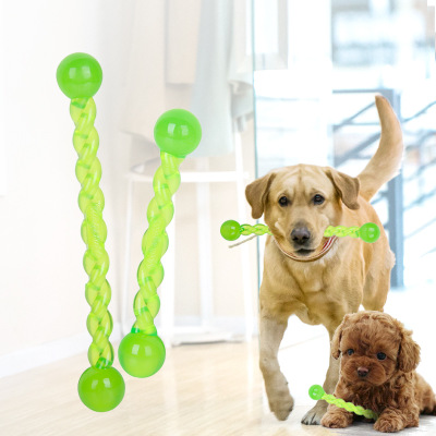 Indestructible Dog Chew Toy - Palo de dientes para perro, juguete