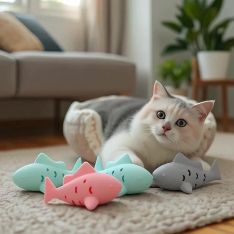 Rubber Treat Dispensing Dog Toy - Juguete interactivo para gatos y perros