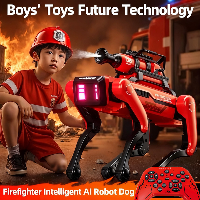 Dog Toys - Perro Robot AI, Robot inteligente contra