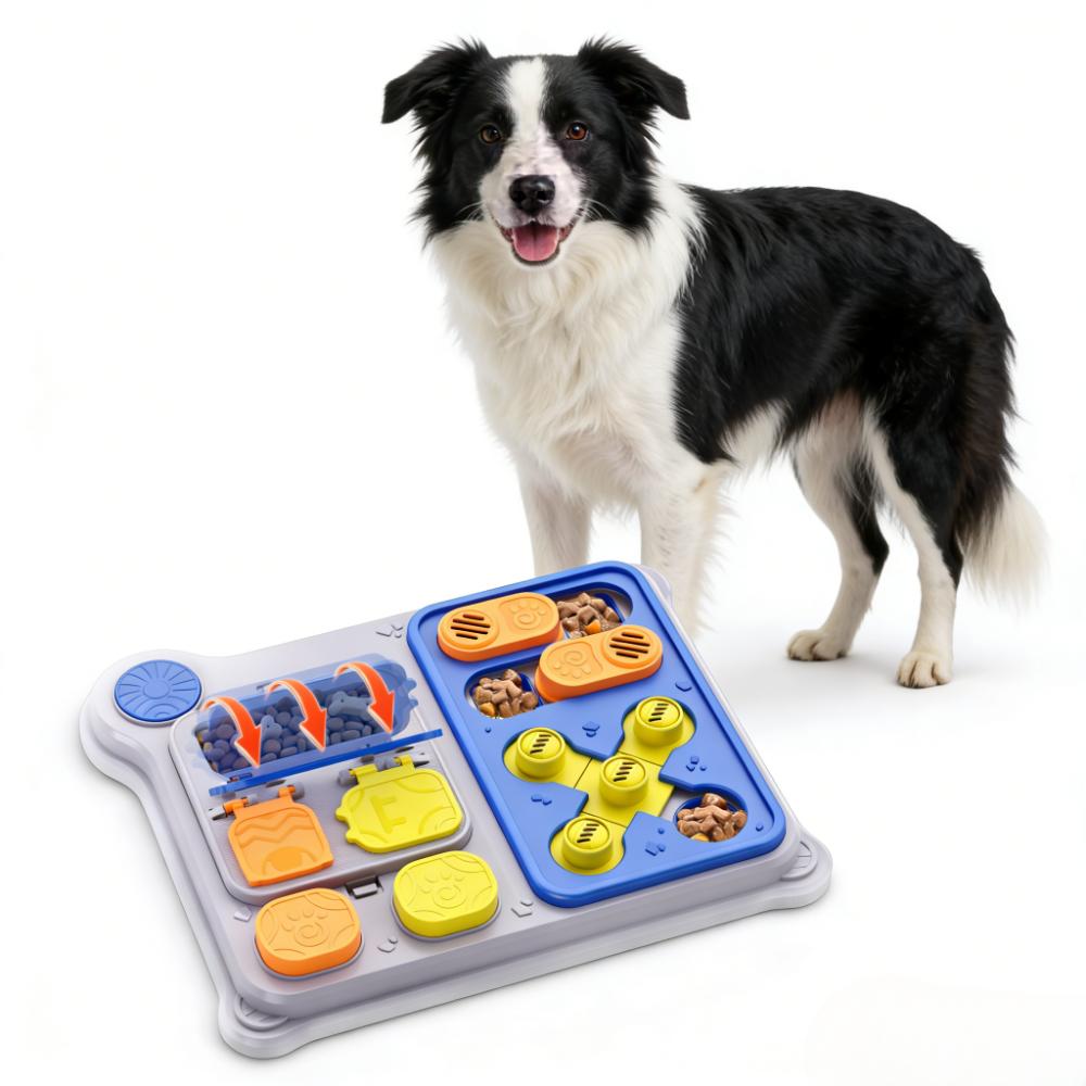 Dog Puzzle Feeder Toy - Juguete de Rompecabezas para Perros y