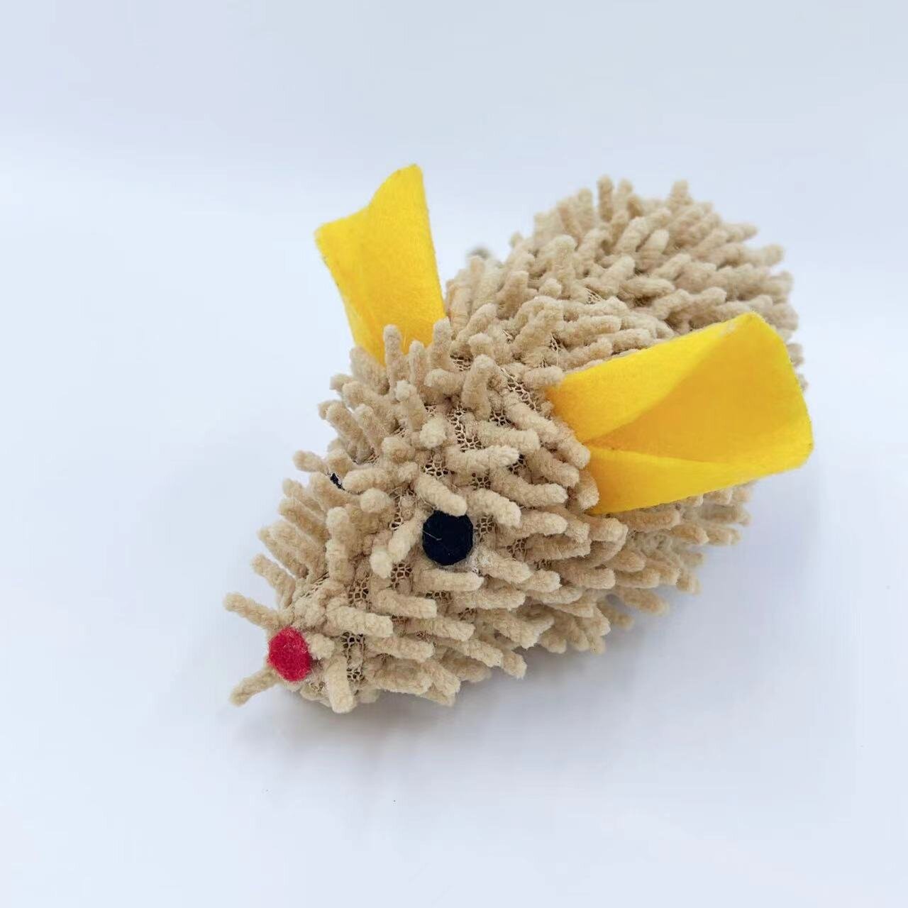 Catnip Interactive Plush Mouse - Juguete para gato ratón grande, simulación