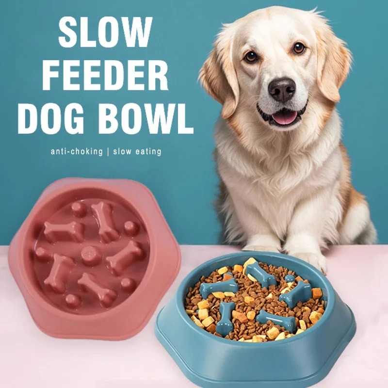 Dog Puzzle Feeder Toy - 1 Plato de Alimentación Lenta para