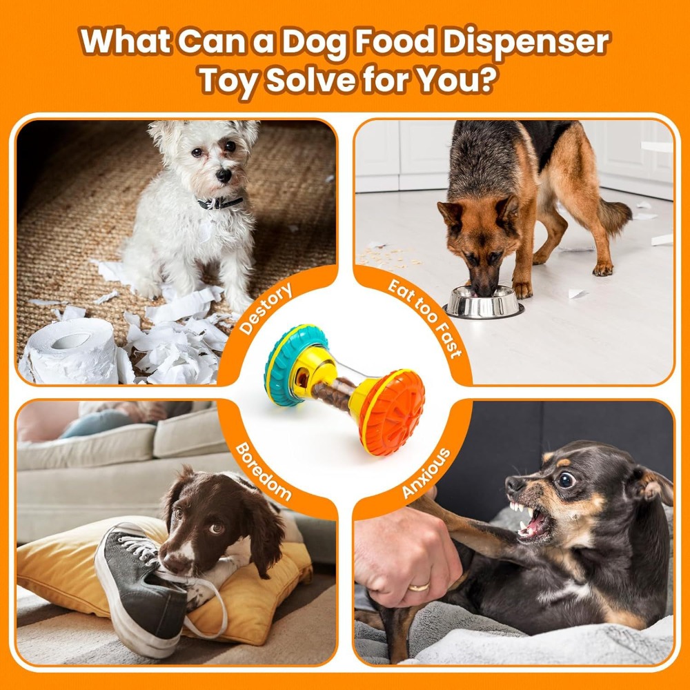 Juguete Dispensador de Golosin - Rubber Treat Dispensing Dog Toy reseña y precio