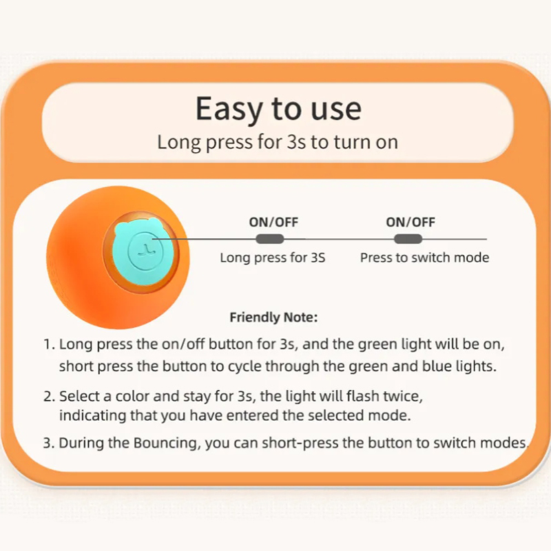ROJECO pelota de rebote intera - Automatic Moving Dog Ball reseña y precio