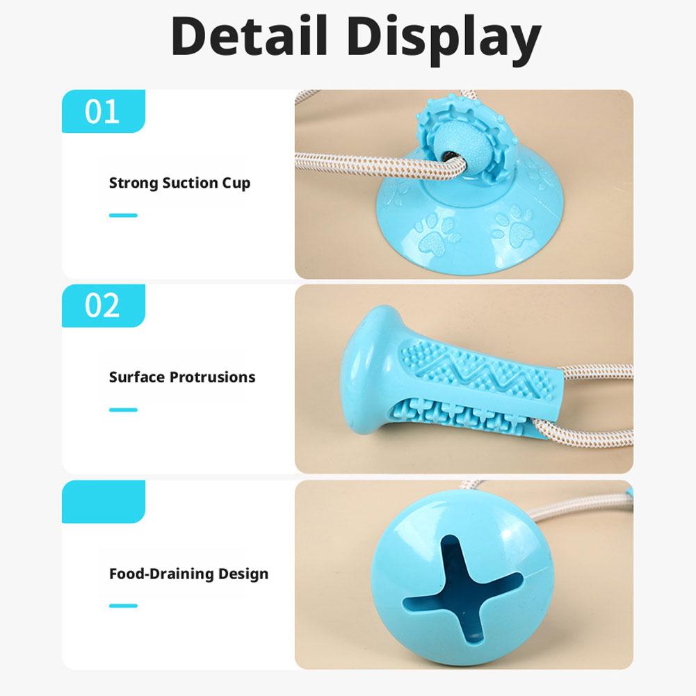 Juguete Masticable para Perros - Suction Cup Dog Tug Toy reseña y precio