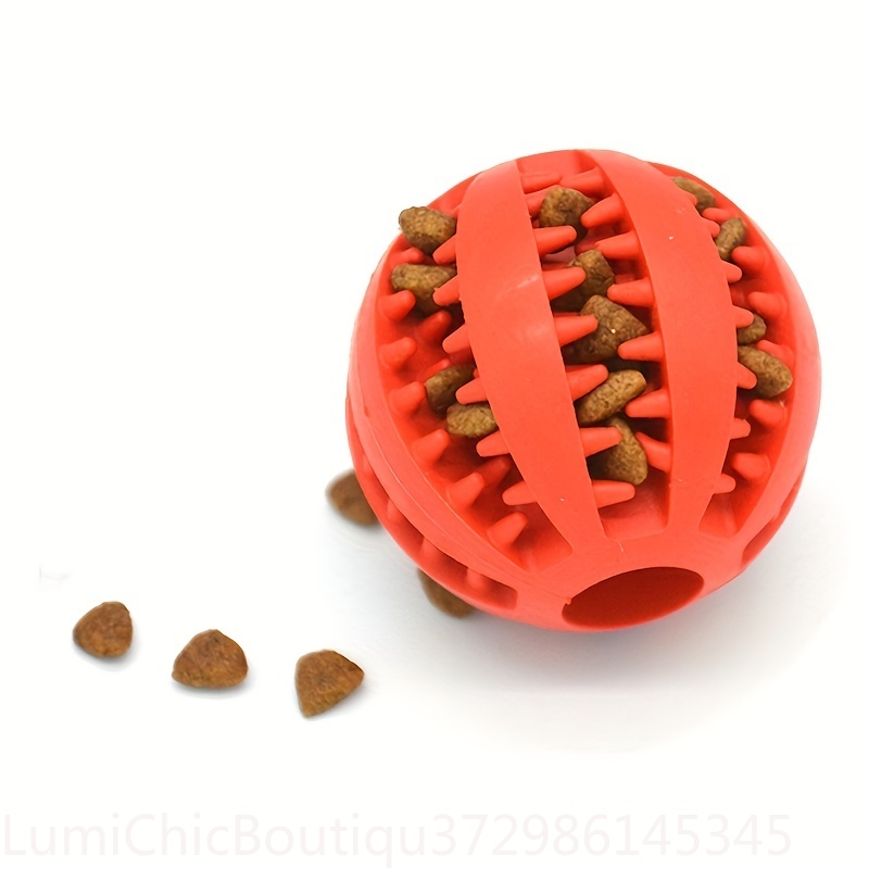 Pelota de goma dispensadora de - Rubber Treat Dispensing Dog Toy reseña y precio