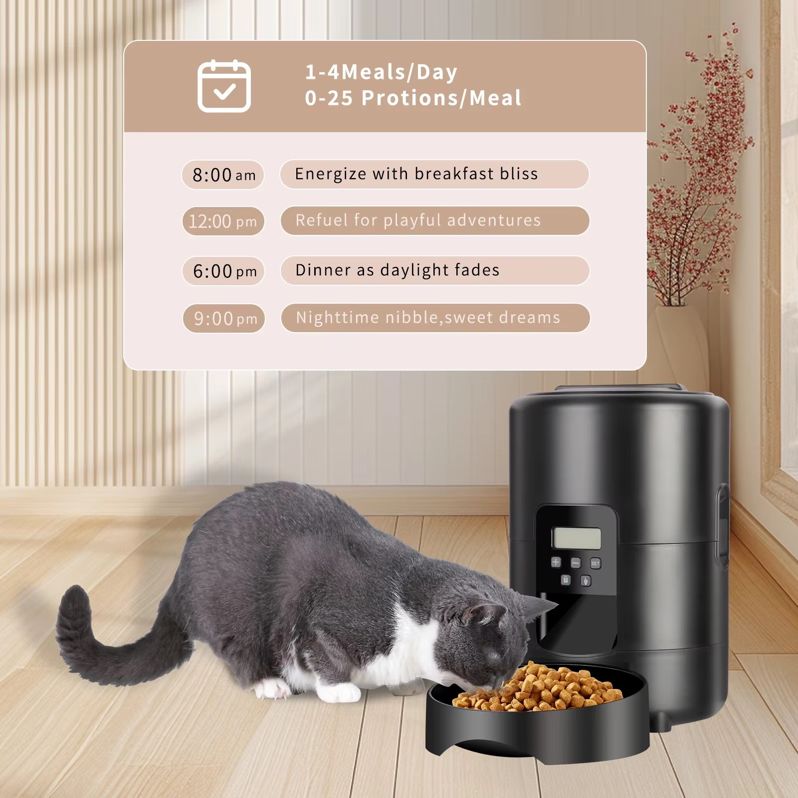 Comedero Automático para Masco - Pet Feeders reseña y precio