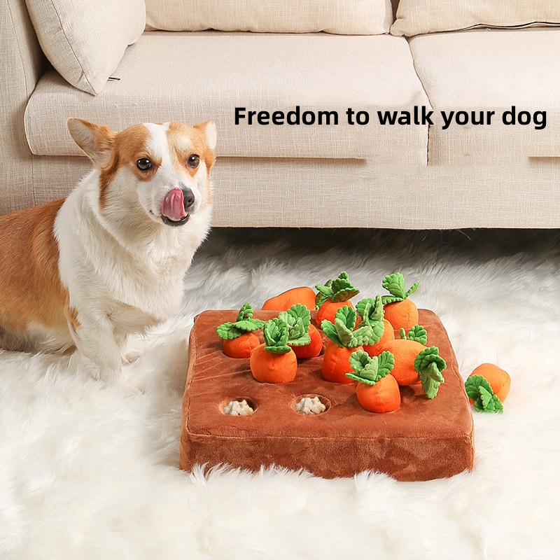 Juguete de peluche de zanahori - Snuffle Mat For Dogs reseña y precio