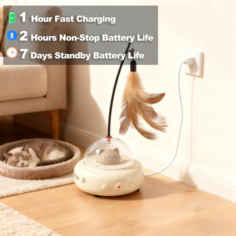 Juguetes Interactivos Recargab - Laser Pointer Cat Toy Automatic reseña y precio