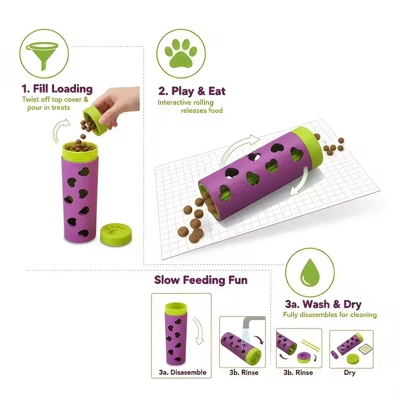 Juguete dispensador de golosin - Rubber Treat Dispensing Dog Toy reseña y precio