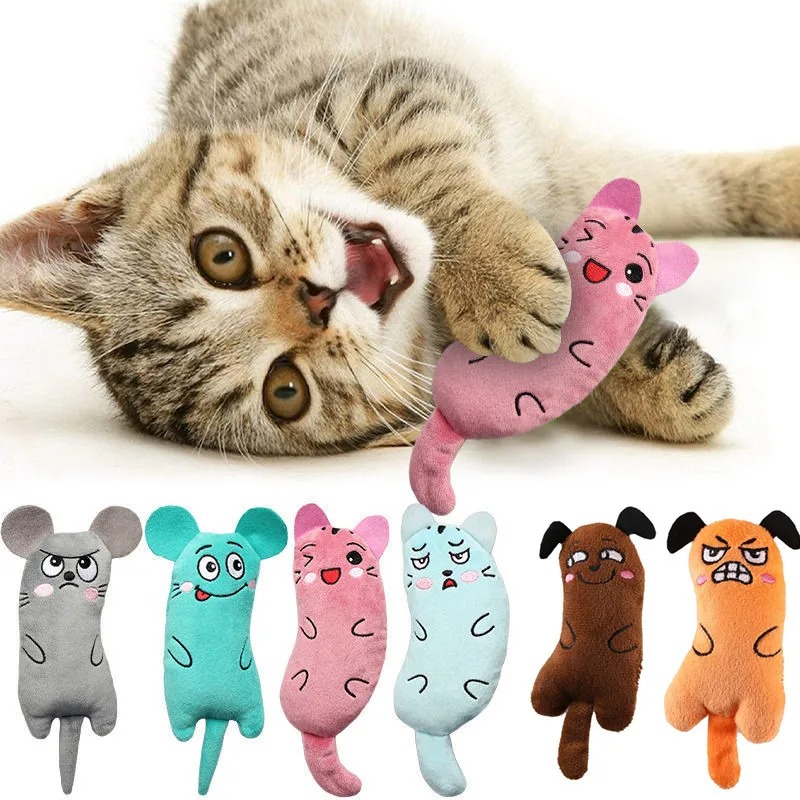 Lindos juguetes para gatos, di - Catnip Interactive Plush Mouse reseña y precio