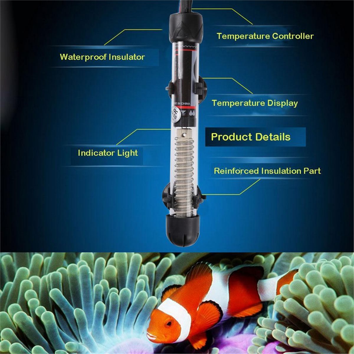 (A02R) Calentador Sumergible p - Aquarium reseña y precio