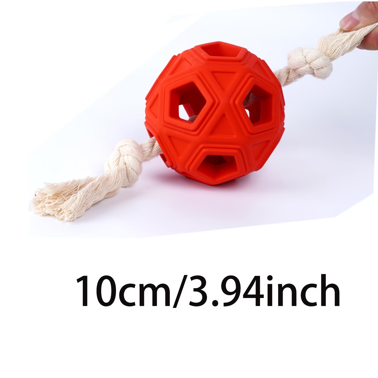Pelota de Goma Resistente para - Dog Rope Toy Aggressive Chewers reseña y precio