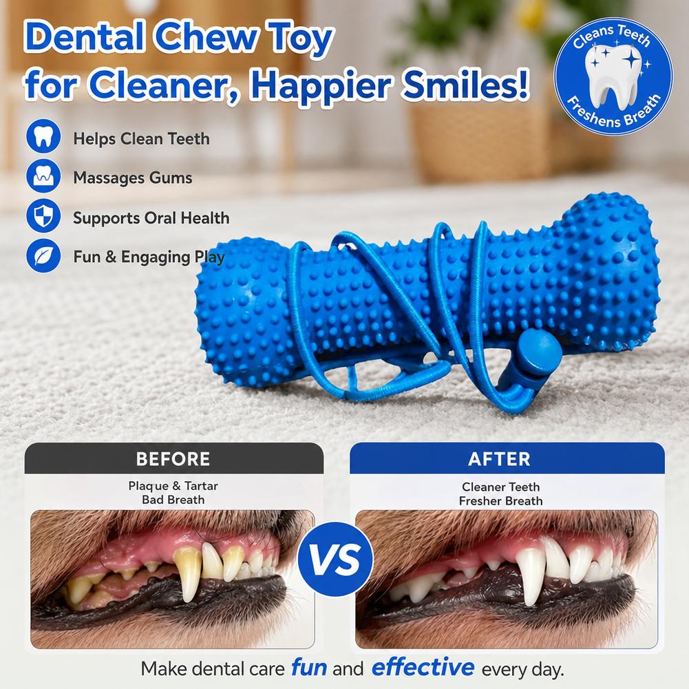 Juguete Masticable para Limpie - Teeth Cleaning Dog Chew Bone reseña y precio