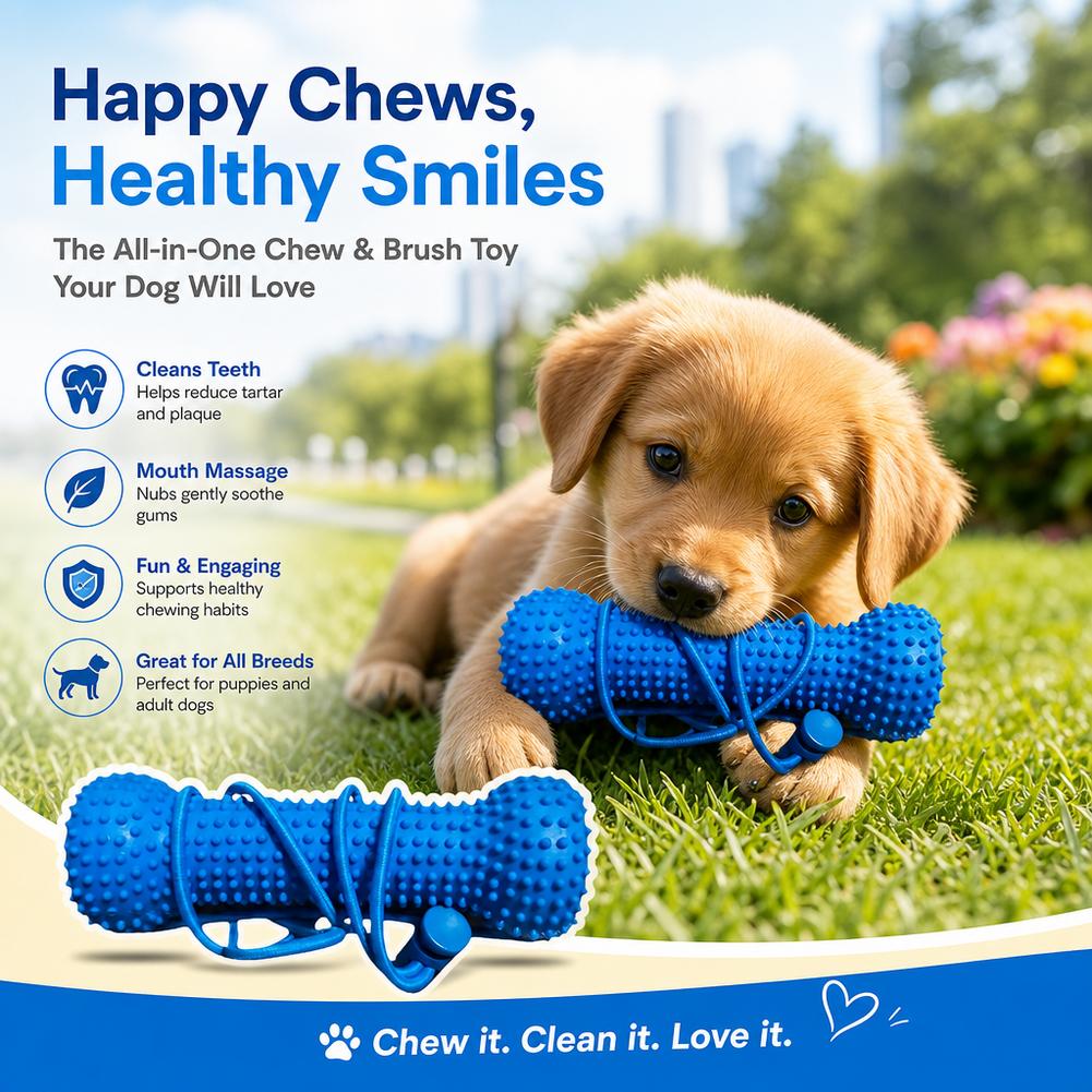 Juguete Masticable para Limpie - Teeth Cleaning Dog Chew Bone reseña y precio