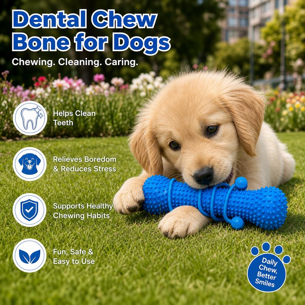 Juguete Masticable para Limpie - Teeth Cleaning Dog Chew Bone reseña y precio