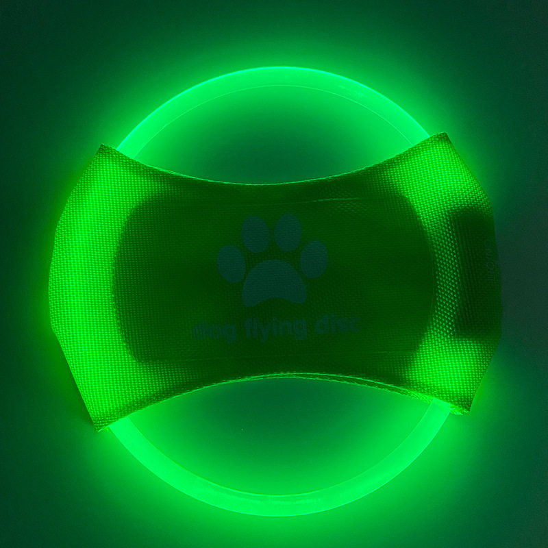 Disco volador LED para perros, - Flying Disc Dog Training Toy reseña y precio
