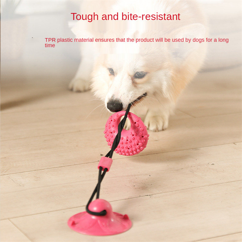 Juguetes para perros con vento - Suction Cup Dog Tug Toy reseña y precio