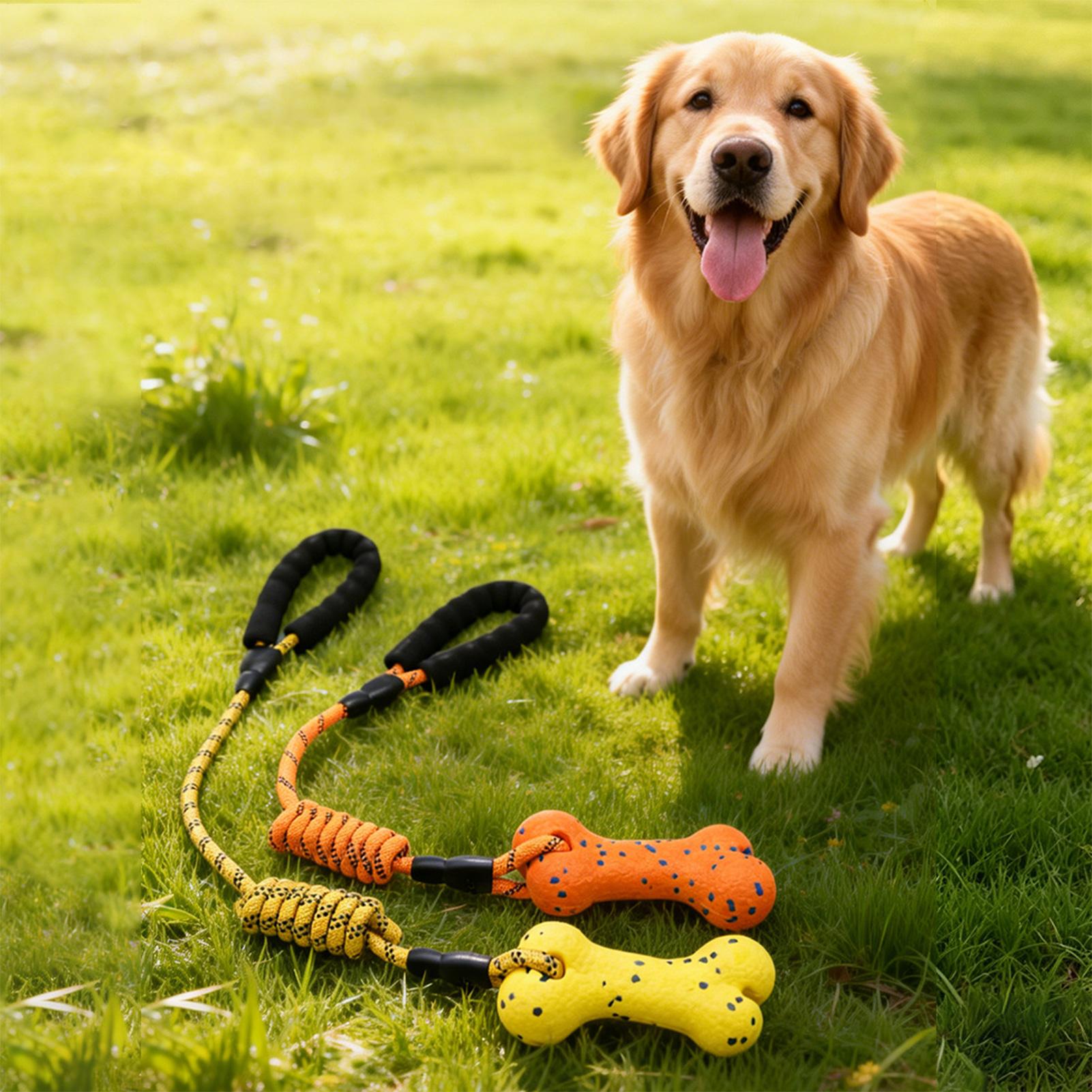 Juguete de Cuerda Resistente p - Dog Rope Toy Aggressive Chewers reseña y precio
