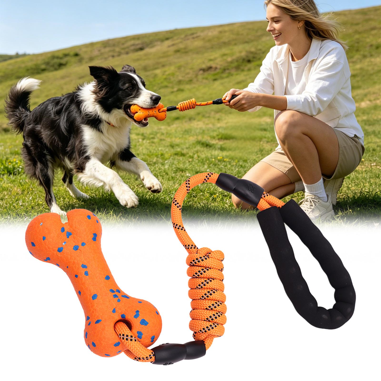 Juguete de Cuerda Resistente p - Dog Rope Toy Aggressive Chewers reseña y precio