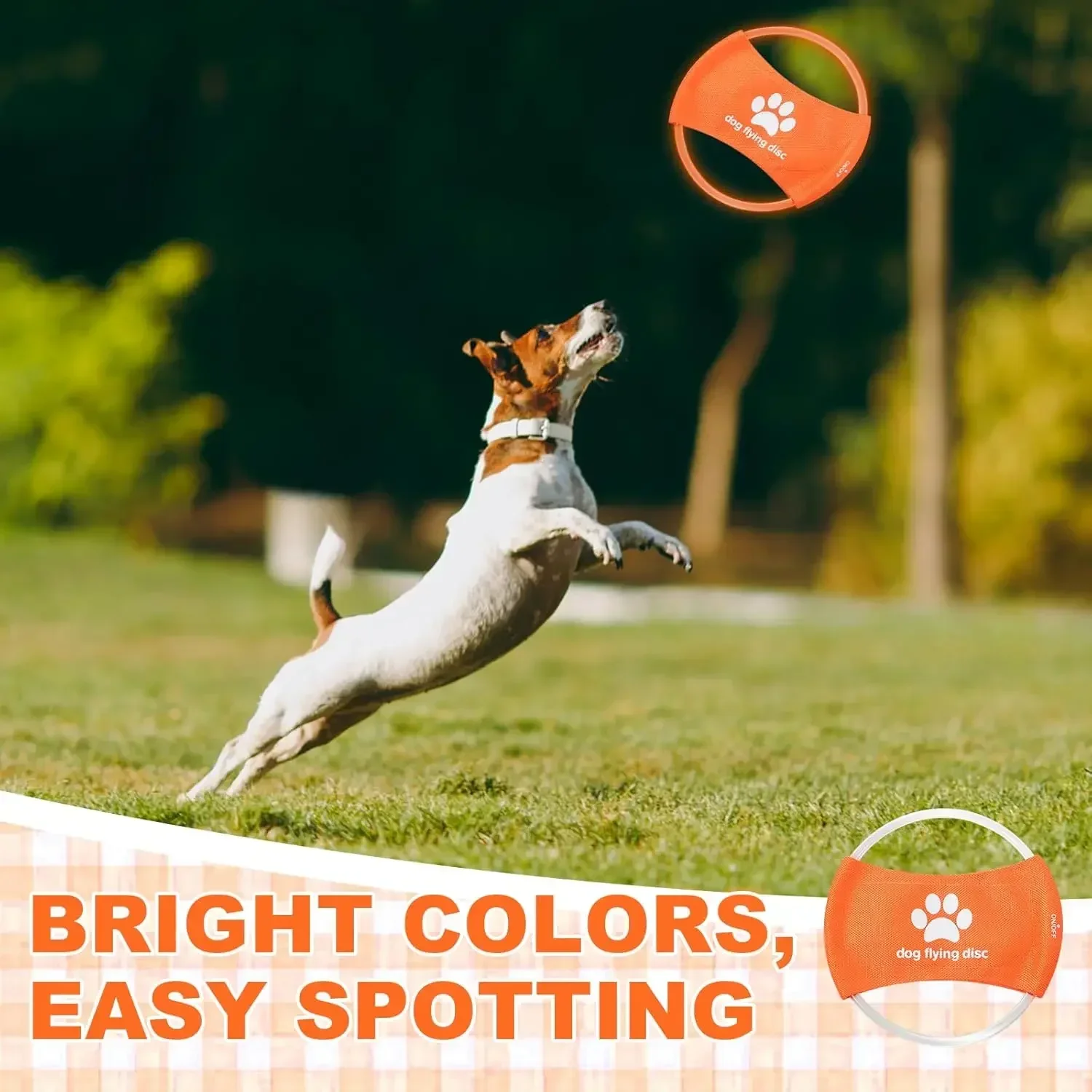 Juguete para perros LED brilla - Flying Disc Dog Training Toy reseña y precio