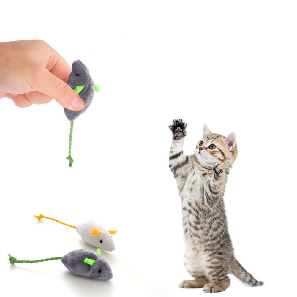 2 uds divertido peluche suave  - Catnip Interactive Plush Mouse reseña y precio