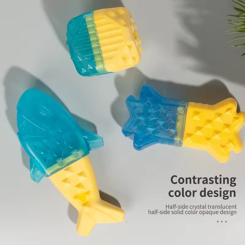 Juguete para Perros de TPR con - Teeth Cleaning Dog Chew Bone reseña y precio