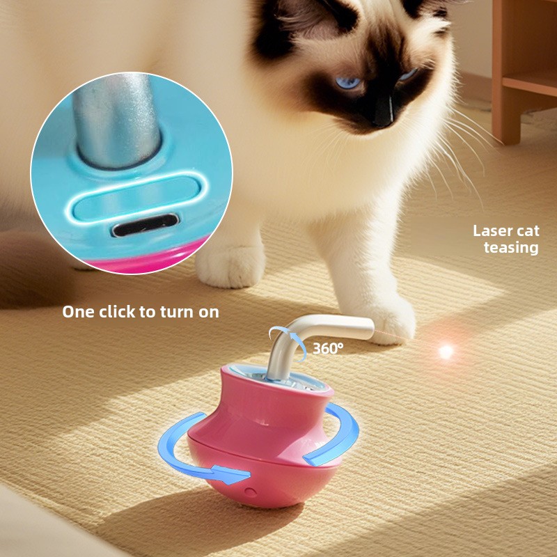 Juguetes automáticos para gato - Laser Pointer Cat Toy Automatic reseña y precio