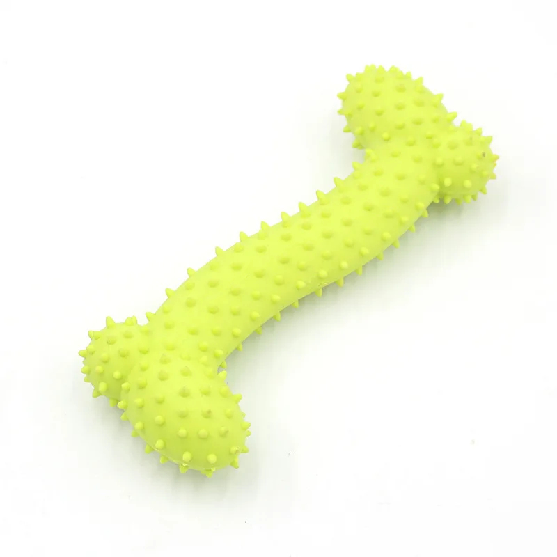 Juguete de Goma Resistente par - Teeth Cleaning Dog Chew Bone reseña y precio