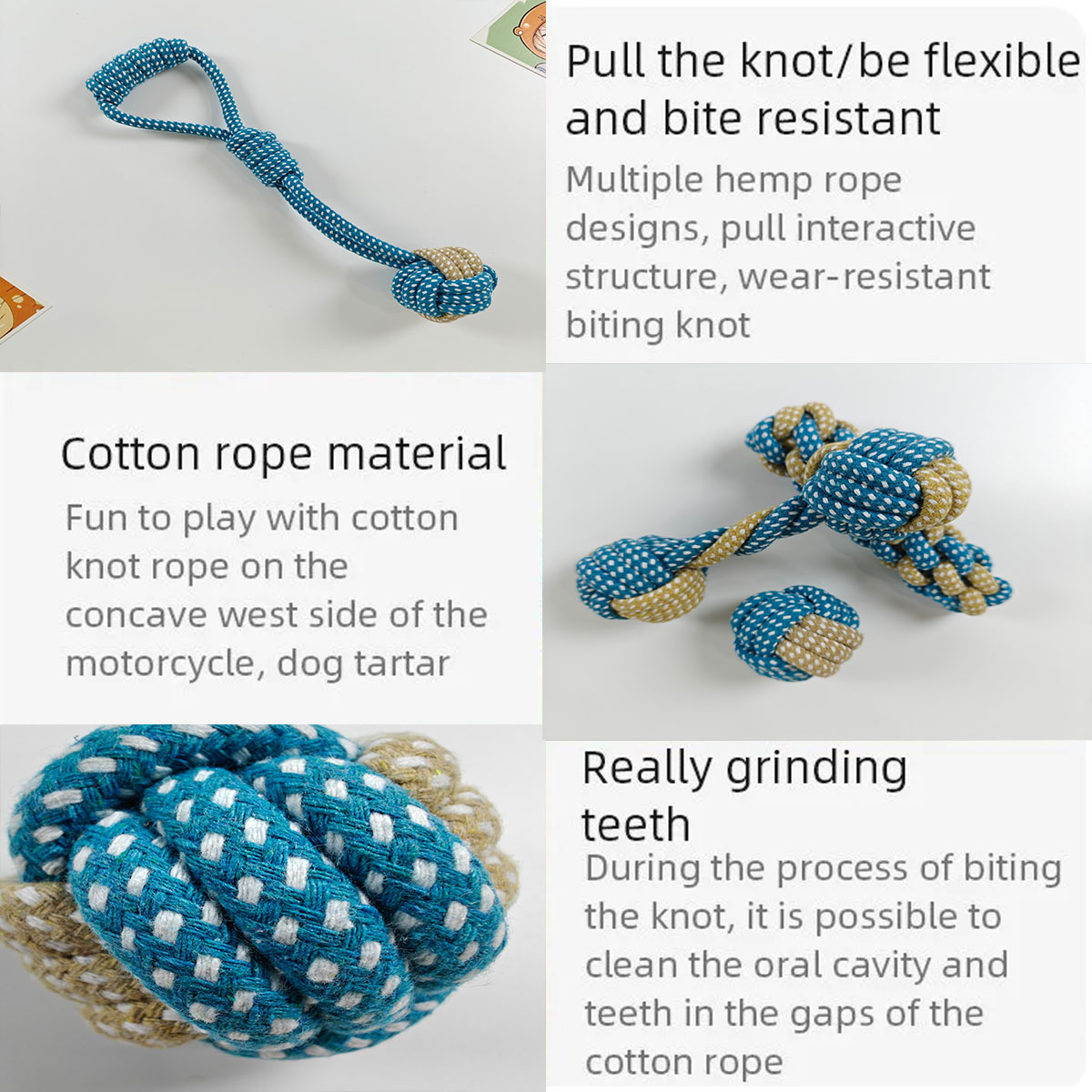Nuevo 7 Uds perro mascota cach - Teeth Cleaning Dog Chew Bone reseña y precio
