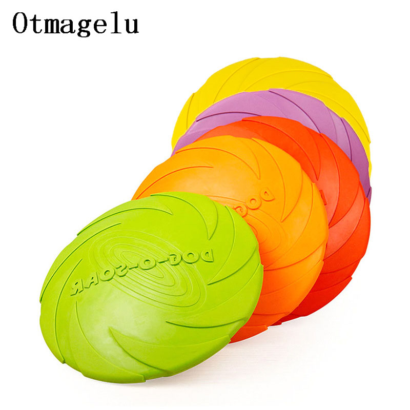 Discos voladores de goma para  - Flying Disc Dog Training Toy reseña y precio